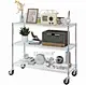 Metal Shelving Unit with Wheels